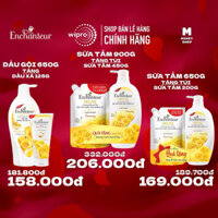 Enchanteur Charming Dầu gội 650g tặng Dầu xả 125g | Sữa tắm 650g/900g tặng sữa tắm 200g/450g