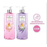 Enchanteur - [MỚI] Sữa tắm dưỡng da Enchanteur Naturelle hương hoa Lavender/ Iris 510gr/Chai