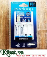 Eneloop BQ-CC51E; Bộ sạc pin AA Panasonic BQ-CC51E kèm 2 pin sạc Eneloop AA2000mAh 1.2v (Mẫu mới)