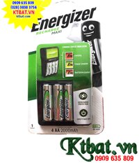 Energizer Battery Charger CHVCM4 with 04 slots, Included 04 Energizer AA2000mAh 1.2v rechargeable batteries