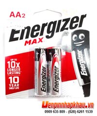 Energizer E91-BP2, LR6; Pin AA 1.5v Alkaline Energizer E91-BP2 chính hãng (Xuất xứ SIngapore) Vỉ 2viên