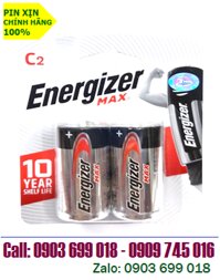 Energizer E93-BP2; Pin trung C 1.5v Alkaline Energizer E93-BP2 Made in USA