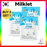 [Enfant] Kẹo Nhai Milklet 2g X 30 Viên Canxi Bổ Sung Cho Cả Gia Đình