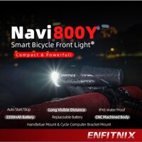 Enfitnix Navi800Y Đèn Pha Xe Đạp Thông Minh 800 lumen Đèn Trước Usb Sạc Đường Núi Xe Đạp Tự Động Công Tắc Đèn