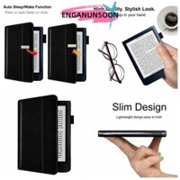 Enganunsoon 6 inch E-Reader, Vỏ Folio N236 chống sốc, Vỏ bảo vệ tự động ngủ / đánh thức bằng da chống trầy xước cao cấp cho Kobo Aura Edition 2