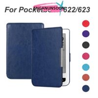 Enganunsoon e-Reader, Vỏ Folio ngủ tự động chống sốc, Vỏ bảo vệ siêu mỏng chống rơi chống trầy xước cho Pocketbook PB622 / 623