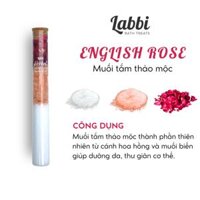 ENGLISH ROSE - Muối tắm thảo mộc ngâm bồn 55g (10 mùi lựa chọn) Labbi Bathtreats