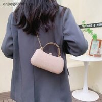 {Enjoy VN} Túi đeo chéo đeo vai PVC nhỏ dễ thương dành cho nữ Hit Túi xách dự tiệc sang trọng và ví ly hợp du lịch nữ.