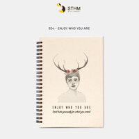 ENJOY WHO YOU ARE -  - Sổ tay bìa cứng - A5 - 024 - STHM stationery