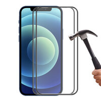 Enkay 1/2/5 Pcs for iPhone 12 Pro Max Front Flim 9H Anti-Explosion Hot Blending Full Glue Full Coverage Tempered Glass S