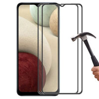 Enkay 1/2/5 Pcs for Samsung Galaxy A12 Front Flim 9H Anti-Explosion Hot Blending Full Glue Full Coverage Tempered Glass