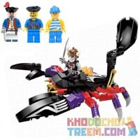 Enlighten 1303 Qman 1303  CỖ XE BỌ CẠP bộ đồ chơi xếp lắp ráp ghép mô hình Pirates Of The Caribbean LEGENDARY PIRATES Cướp Biển Vùng Caribe 147 khối