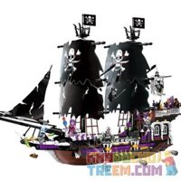 Enlighten 1313 Qman 1313  THUYỀN CƯỚP BIỂN ĐEN bộ đồ chơi xếp lắp ráp ghép mô hình Pirates Of The Caribbean LEGENDARY PIRATES Cướp Biển Vùng Caribe 1513 khối