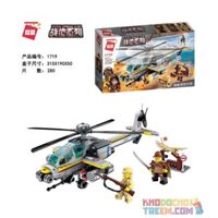 Enlighten 1719 Qman 1719  CUỘC ĐỘT KÍCH CỦA APACHE bộ đồ chơi xếp lắp ráp ghép mô hình Tactical Espionage Action Chiến Thuật Quân Sự 280 khối