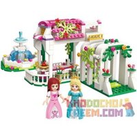 Enlighten 2602 Qman 2602 HOA HỒNG MƠ ƯỚC bộ đồ chơi xếp lắp ráp ghép mô hình Prinecess Leah PRINECESS LEAH ROSE CORRIDOR Công Chúa Leah 264 khối