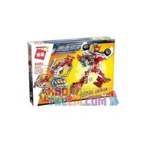 Enlighten 3301 Qman 3301  ROBOT BIẾN HÌNH THÀNH XE ĐUA bộ đồ chơi xếp lắp ráp ghép mô hình Transformers BLAST RANGER SPEED BLAZER Robot Đại Chiến Người Máy Biến Hình 485 khối