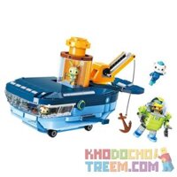 Enlighten 3714 Qman 3714  TÀU NGẦM CÁ VOI XANH bộ đồ chơi xếp lắp ráp ghép mô hình Octonauts Thám Hiểm Đại Dương 630 khối