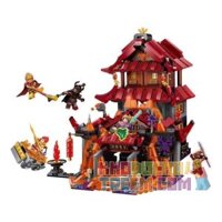 Enlighten 3807 Qman 3807 non Lego HỎA DIỆM SƠN bộ đồ chơi xếp lắp ráp ghép mô hình Monkie Kid WUKONG Tây Du Ký Tôn Ngộ Không 1073 khối