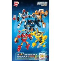Enlighten 41101 Qman 41101 non Lego ĐẶT THAY ĐỔI MÔ HÌNH ABC 5 bộ đồ chơi xếp lắp ráp ghép mô hình Transformers Robot Đại Chiến Người Máy Biến Hình