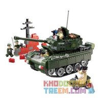 Enlighten 823 Qman 823  XE TĂNG bộ đồ chơi xếp lắp ráp ghép mô hình Military Army COMBATZONES TANKS Quân Sự Bộ Đội 466 khối