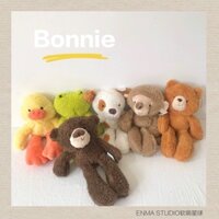 ENMA STUDIO Đồ chơi nhồi bông gấu dễ thương Bắc Âu Nhật Bản, đồng hành thoải mái cho giấc ngủ, quà tặng cặp đôi