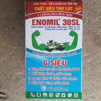 Enomil 30SL chất siêu trợ lực chống mưa rửa trôi. bốc hơi thuoc BVTV