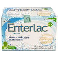 Enterlac, hỗ trợ bổ sung vi khuẩn có lợi, enzym tiêu hóa, vitamin