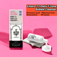 [Entero] Sữa rửa mặt bong bóng T3 Daily Y-Zone 100ml|Nước rửa mặt FEMININE|K-beauty