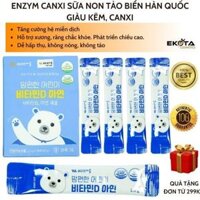 ENZYM TẢO BIỂN HÀN QUỐC GIÀU KẼM, CANXI - CON CAO VƯỢT TRỘI BẤT CHẤT GEN THẤP, hộp 30 gói