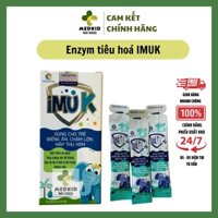 Enzym tiêu hóa IMUK - Kích thích ăn ngon, tăng sức đề kháng, giảm triệu chứng rối loạn tiêu hóa ( Hộp 10 gói)