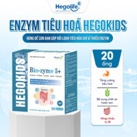Enzym tiêu hóa khoẻ, ngừa táo bón Bio-zyme 5+ HEGOKIDS. Giải pháp tăng cân hiệu quả