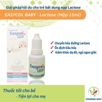 Enzyme Lactase Easycol Baby ngăn ngừa tiêu chảy, nôn trớ, hấp thu kém cho trẻ bị bất dung nạp lactose từ 0 tháng tuổi