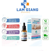 Enzyme lactase giảm tiêu chảy hăm chững cân do bất dung nạp Fitosy col fito junior lọ 20ml