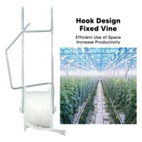 [Epay] 6 Móc Hỗ Trợ Cà Chua Nhà Kính Cà Chua Con Lăn Móc Bộ Hỗ Trợ Cho Cà Chua Anh Đào Dây 15 Mét