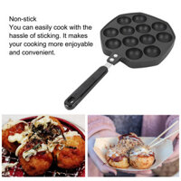 [Epay] Chảo Takoyaki 12 Khuôn Máy Làm Takoyaki Skillet Hợp Kim Nhôm Chống Dính Chảo Nướng Đĩa Nấu Ăn Cho Bạch Tuộc Bóng Bánh Pancake