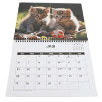 [Epay] Lịch mèo treo tường 2025 12 tháng Giấy dày hai mặt Lịch Julian Lịch mèo con để sắp xếp kế hoạch