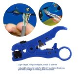 epayst Rotary Coax Coaxial Cable Cutter Stripper Stripping Tool for RG59 RG6 RG7 RG11 Wire