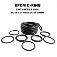 Epdm EPDM Vòng đệm chữ O Độ dày vòng 3,5 mm Đường kính ngoài 10-78mm Axit kiềm Chịu nhiệt độ cao Vòng đệm cao su chịu nhiệt độ cao WP1H