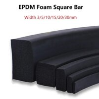 EPDM Rubber Foaming Sealing Strips Flat Square Strip Distribution Cabinet Box EPDM Sponge Sealing Strip Width 3 5 10 15 18 20 25 30mm Dải niêm phong tạo bọt cao su EPDM Dải vuông phẳng Hộp phân phối Tủ xốp EPDM Dải niêm phong