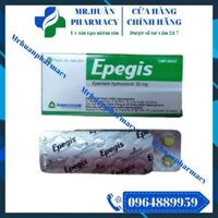 Epegis 50mg (Hộp 3 vỉ x 10 viên) – Thuốc giãn cơ điều trị thoái hoá đốt sống cổ, gai đốt sống
