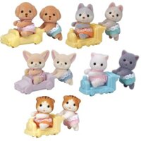 EPOCH Sylvanian Families Búp Bê Sinh Đôi Chứng nhận ST Mark, dành cho 3tuổi trở lên Nhật Bản Đồ chơi