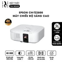 Epson CH-TZ2800 -  Máy chiếu 4K 3LCD chính hãng Epson, độ phân giải chuẩn 4K UHD 3840x2160p chuyên Cinema, độ sáng 2.800 ansi, tương phản siêu cao 35.000:1