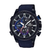 EQB-800TR-1ADR | Đồng Hồ Casio Edifice Nam | Dây Dù Vải | Kết Nối Điện Thoại Thông Minh | Chống Nước 10 ATM