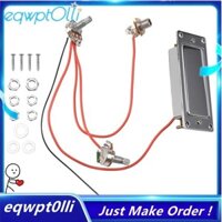 Eqq Đàn Guitar Điện Prewired Double Coil Humbucker Guitar Pickup Harness Kit với Nồi âm lượng điện áp 500K