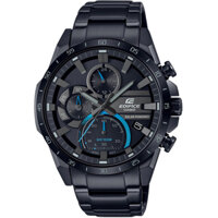 EQS-940DC-1BVUDF | Đồng Hồ Casio | Edifice | Dây Kim Loại Mạ Ion Đen | Pin Năng Lượng | Chống Nước WR100M