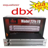 Equalizer - thiết bị xử lý tín hiệu - lọc tiếng - lọc xì DBX 231 trắng -equalizer dbx