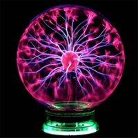 Er Glass Magic Plasma Ball Light Đèn bàn lớn Sphere Night Lamp Touch US n