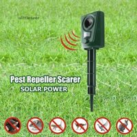 Er Siêu âm năng lượng mặt trời mèo đuổi chó Fox Pest Scarer Deterrent Repeller Garden n