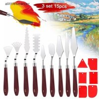 Er Thép không gỉ Tranh Sơn Dầu Dao Nghệ Sĩ Thủ Công Thìa Bảng Trộn Dao Cạo Nghệ Thuật Acrylic Gouache Tranh Vẽ Dụng Cụ n