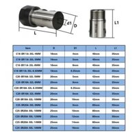 Er11 / ER16 / ER20 Động Cơ Trục Collet Chuck ER11 ER16 ER20 Một Thanh Nối Dài 516mm CNC